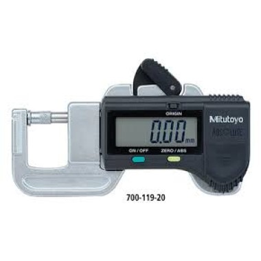 Thước đo độ dày điện tử 0-12mm bỏ túi - Model: 700-119-20