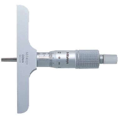 Panme đo sâu 0-25mm x 0.01( Đế đo 101.6mm) - Model: 128-102